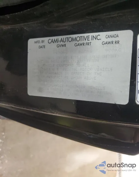 1994 Geo Tracker z USA, uszkodzony, nr VIN 2CNBJ18U5R6919981